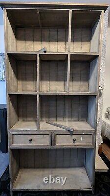 Armoire de cuisine style magasin général vintage avec étagère ouverte BayTree x 2