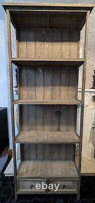 Armoire de cuisine style magasin général vintage avec étagère ouverte BayTree x 2