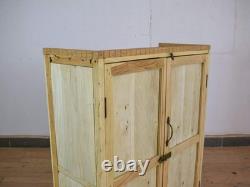 Armoire de rangement de cuisine et salle de bain rustique vintage