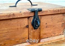 Armoire en bois de pin vintage, cabinet industriel antique, tiroir de rangement vintage, cuisine rétro