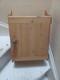 Armoire Murale En Bois De Pin Pour Salle De Bain Et Cuisine, Meuble De Rangement, Style Vintage, Non Peinte