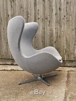 Arne Jacobsen Style Chaise D'oeuf 50s 60s Années 70 Vintage Danish MID Century Heals Retro