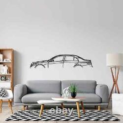 Art mural décoration intérieure poster en métal acrylique 3D voiture auto silhouette USA E550 W212