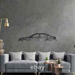 Art mural décoration intérieure poster en métal acrylique 3D voiture auto silhouette USA E550 W212