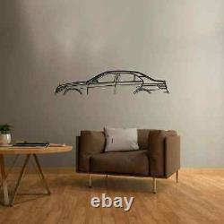 Art mural décoration intérieure poster en métal acrylique 3D voiture auto silhouette USA E550 W212