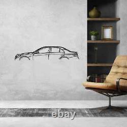 Art mural décoration intérieure poster en métal acrylique 3D voiture auto silhouette USA E550 W212