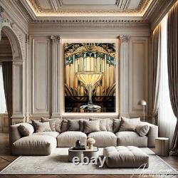 Art mural rétro vintage Décorations luxueuses Décor mural de bar vintage Élégant