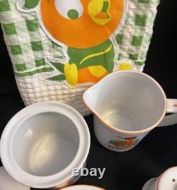 Articles de cuisine souvenirs vintage/rétro petit oiseau orange de Floride lot de 10