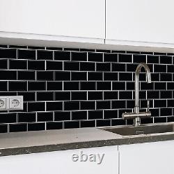 Autocollants de carreaux à peler et à coller pour cuisine, peinture murale auto-adhésive de 15 cm