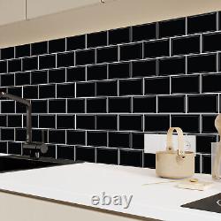 Autocollants de carreaux à peler et à coller pour cuisine, peinture murale auto-adhésive de 15 cm