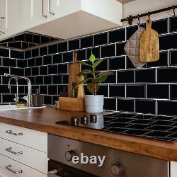 Autocollants de carreaux à peler et à coller pour cuisine, peinture murale auto-adhésive de 15 cm