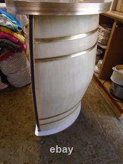 BAR À COCKTAIL EN BARIL MOITIÉ BARGET RÉTRO DES ANNÉES 1960 (CAVE À HOMME) MCM