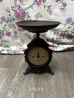 Balances de cuisine Salter antiques, balance ménagère No. 49 VINTAGE RÉTRO EN FONTE