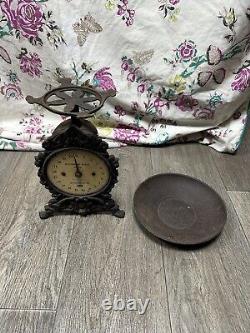 Balances de cuisine Salter antiques, balance ménagère No. 49 VINTAGE RÉTRO EN FONTE
