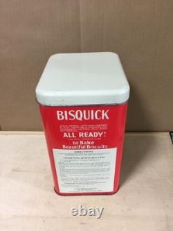Boîte Bisquick Vintage Antique Rétro Cuisine Collection, Rouille et Usure