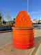 Boîte à Sel En émail Orange Vintage Française, Accroche Murale Pour Cave, Rangement De Cuisine