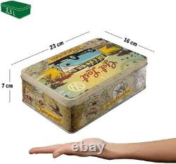 Boîte de rangement vintage style rétro avec couvercle VW Volkswagen Get Lost Surf Surfing