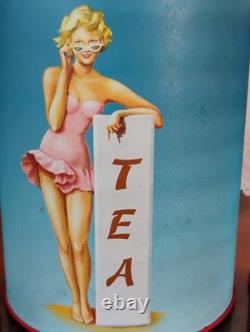 Boîtes de conserve vintage pour café, thé ou moi pour la cuisine