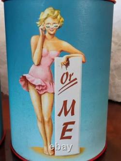 Boîtes de conserve vintage pour café, thé ou moi pour la cuisine