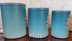 Boîtes de conserve vintage pour café, thé ou moi pour la cuisine