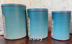 Boîtes de conserve vintage pour café, thé ou moi pour la cuisine
