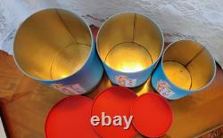 Boîtes de conserve vintage pour café, thé ou moi pour la cuisine