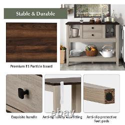 Buffet Avec 2 Tiroirs Armoire De Rangement Armoire Cuisine Buffet Salon