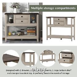 Buffet Avec 2 Tiroirs Armoire De Rangement Armoire Cuisine Buffet Salon