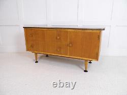 Buffet Petit Vintage Rétro Meredew Meuble Support TV Rangement Formica Années 1960