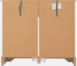 Buffet Stratford 2 portes 2 tiroirs blanc style shabby chic