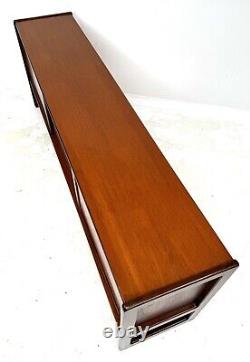 Buffet TV rétro en teck vintage, unité multimédia du milieu du siècle 1960 ELLIOTS de NEWBURY