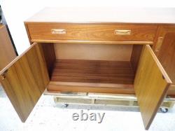 Buffet Vintage G Plan en Teck, Meuble à Boissons, Support TV Fresco Années 1970 Mid-Century
