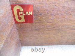 Buffet Vintage G Plan en Teck, Meuble à Boissons, Support TV Fresco Années 1970 Mid-Century