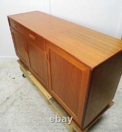 Buffet Vintage G Plan en Teck, Meuble à Boissons, Support TV Fresco Années 1970 Mid-Century