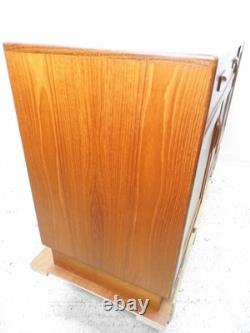 Buffet Vintage G Plan en Teck, Meuble à Boissons, Support TV Fresco Années 1970 Mid-Century