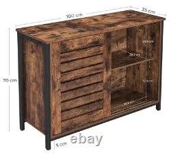 Buffet de Cuisine Vintage Industriel Meuble de Rangement Console