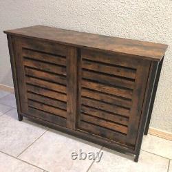 Buffet de Cuisine Vintage Industriel Meuble de Rangement Console