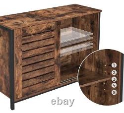 Buffet de Cuisine Vintage Industriel Meuble de Rangement Console