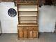 Buffet De Cuisine En Pin Massif Vintage Avec Placard En Bas