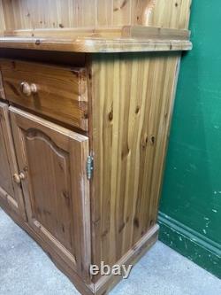 Buffet de cuisine en pin massif vintage de style ferme