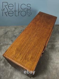 Buffet en bois vintage rétro des années 1950 style mi-siècle MCM