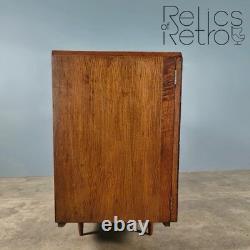 Buffet en bois vintage rétro des années 1950 style mi-siècle MCM