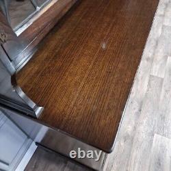 Buffet en chêne gallois vintage antique grand en bois