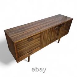 Buffet long en teck vintage des années 50