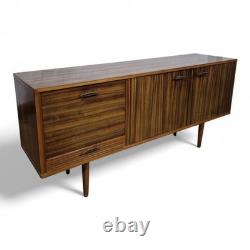Buffet long en teck vintage des années 50