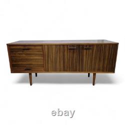 Buffet long en teck vintage des années 50