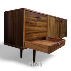 Buffet long en teck vintage des années 50