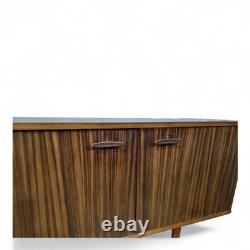 Buffet long en teck vintage des années 50