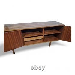 Buffet long en teck vintage des années 50