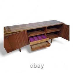 Buffet long en teck vintage des années 50